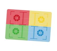 Pegciuho Basketball Footwork Training Mat for Enhanced Performance, Multicolor