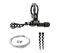 Pegciuho Bike Sect Post Dropper Lifting Control Control Shifter with Sport Cable, black 22.2mm