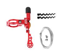 Pegciuho Bike Sect Post Dropper Lifting Control Control Shifter with Sport Cable, red 2.4cm