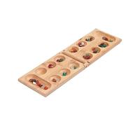 Pegciuho Board Game Wooden Folding Board Strategy Set Portable Tabletop Game 48 Stones Classic Function Suitable for Family Gathering Kids Adults Trave