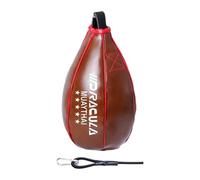 Pegciuho Boxed Ball Bag with Boxing Equipment Cord, Brown