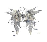 Pegciuho Butterfly 3D Puzzle, Creative Decoration Set, Collector's Item, Brain Teaser, Craft Kit for Adults, Metal Model Kit, Style B