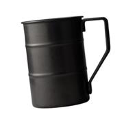 Pegciuho Camping Mug, Coffee Pot, Made of Stainless Steel for Fishing Trips, Hunting Trips, Camping, black