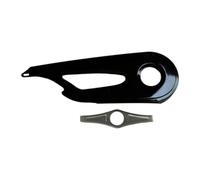 Pegciuho Chain Protector Cover, Replacement Chain Protector Repair, Universal Chainring Chain Cover for Bike Chainring, Black