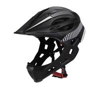 Pegciuho Children's Bike Helmet, Optimal Protection And Absolute Comfort, black white