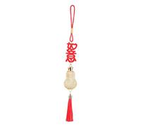 Pegciuho Chinese New Year Pendant Lantern Hanging Ornament Holder Decoration Alloy Suitable for Spring Festival Home Gift, As wishes
