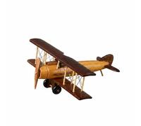 Pegciuho Desktop Decorative Plane Wooden Art Collectible Biplane Hand- Figurine Rustic Retro Decor Suitable for Home Decoration Shelf Desk, style to 10