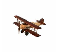 Pegciuho Desktop Decorative Plane Wooden Art Collectible Biplane Hand- Figurine Rustic Retro Decor Suitable for Home Decoration Shelf Desk, style to 8