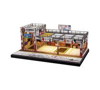 Pegciuho Diorama in 1:64 Scale of A Multi-story Parking Garage with Exhibition And Office