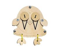 Pegciuho DIY Activity Board Parts, Fine Motor Skills Activity Board Accessories, Sensory Toy As A, owl