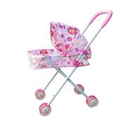 Pegciuho Doll, with Canopy, Foldable, for Holidays, Walks Around The House And Parties, red