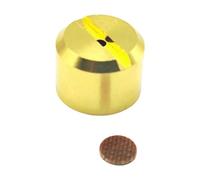 Pegciuho Fishing Reel Adjustment Knob, Spool Rotation, Tension Control, Portable And Sturdy Cap, Replacement, Light Golden