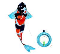 Pegciuho Giant Koi Kite, Easy to Fly Kite, Novelty Flying Toy, Family Games And Activities for Beginners in The Backyard And The Garden