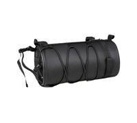 Pegciuho Handlebar Bag, Easy Installation, Waterproof, Rollable, Front-mounted, for Outdoor Cycling Trips, Black