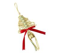 Pegciuho Handwoven Christmas Tree Ornaments, Hanging Christmas Tree Ornaments, Christmas Decorations for The Bedroom, Yellow