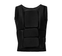 Pegciuho Karate Chest Protector, Rib, Professional Comfortable Vest, Belly Protector for Boxing Training Sanda, XS 38cmx48cm