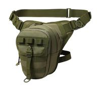 Pegciuho Leg Bag, Thigh Bag, Outdoor Decorative, for Running, Riding, Fishing, Travel, Hiking, Green
