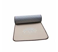 Pegciuho Linen Prayer Cushion Buddhist Prostration Mat Meditation Pad Kneeling Mat With Thick and Secure Gripping Bottom suitable for home practice temple, Linen, 90 220cm