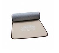 Pegciuho Linen Prayer Cushion Buddhist Prostration Mat Meditation Pad Kneeling Mat With Thick and Secure Gripping Bottom suitable for home practice temple, Linen, 70 220cm