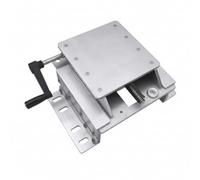 Pegciuho Manual Outboard Bracket Boat Motor Mount Aluminum Alloy Adjustable Jack Plate Lift Plate With Side Crank And Construction suitable for coastal inland waterways boating