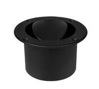 Pegciuho Marine Water Tank Air Vent Marine Hardware Equipment Easy to Install Fittings Round Replacement Accessories, Black
