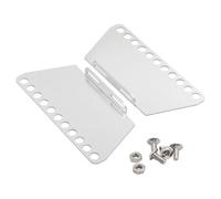 Pegciuho Metal Side Steps for RC Crawler, Easy to Use, Wear-Resistant And Practical, MN78 Model 1:12 Scale, Silver