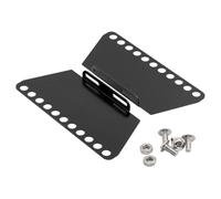 Pegciuho Metal Side Steps for RC Crawler, Easy to Use, Wear-Resistant And Practical, MN78 Model 1:12 Scale, Black