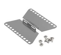 Pegciuho Metal Side Steps for RC Crawler, Easy to Use, Wear-Resistant And Practical, MN78 Model 1:12 Scale, Silver Grey
