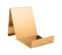 Pegciuho Metal Wallet Display Stand Wallet Storage Shelf Rustproof Multifunction Billfold Organizer Hand Bag Holder for Commercial Use, Gold