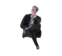 Pegciuho Miniature Man Figure for 1:64 Scale Diorama. Photography. Elegant Birthday Gift. Micro-landscape. Mini-model. Micro-scene Design, Style C