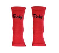 Pegciuho Muay Thai Ankle Protector Brace Training Equipment Muay Thai Socks Kicking Ankle Pads Sports Arts, Red L
