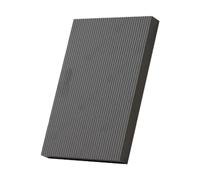 Pegciuho Non-Slip Balance Board for Core Stability Practices, 44cmx30cmx40mm, Black