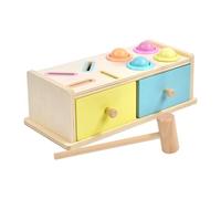 Pegciuho Object Permanence Box Wooden Drop Box Ball Drop Box Preschool Learning Toy Hand Eye Coordination Suitable for Early Education Gift Giv