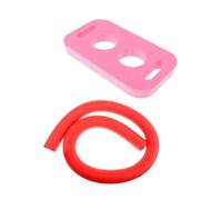 Pegciuho Pool Noodles Sticks Flexible Foam Float Pool Noodles 150cm with Connector for Swimming, Red Pink