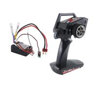 Pegciuho RC Car Transmit Machine Electronic Transmitter Controller Kit Spare Parts Motor Servo Set Remote Steering Rocker Arm Suitable for 1/12 RC Car