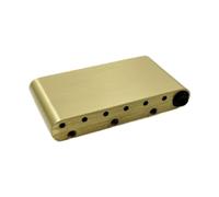 Pegciuho Replacement Part for Vibrato Block, Stainless Steel, Practical Bridge Block for 6-string Electric Guitars, brass