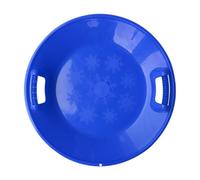 Pegciuho Round Snow Sled, Winter Toy, Board with Handle, Sand Sled, Outdoor Sports Sled, F, Blue L