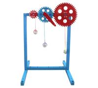Pegciuho Science Physics Toy Gear Physics Experiment Toy Engineering Kit Educational Gear Transmission Set Made From PP Suitable for Children Learn