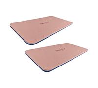 Pegciuho Set of 2 Pilates Mats, Comfortable, Portable And Non-Slip Knee Pads, for Studio And Indoor Workouts, Pink Red