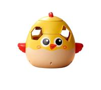 Pegciuho Shape Sorting Box - Cognitive Development, Motor Skills, Brain Development, Sensory Learning - Building Blocks for Kids, Chick