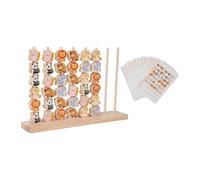 Pegciuho Shape Stacking And Sorting Toy with Brightly Coloured Animals - Fun Game for Hands And Eyes