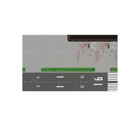 Pegciuho Simulation Airport Scene Aircraft Airport Background Board Aviation Themed Backdrop with Taxiway Stand Apron Layout Design Suitable for Model Display, style to 13