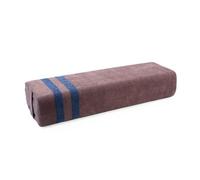 Pegciuho Support Pillow Rectangular Meditation Bolster for Deep Breathing Restorative Stretching Firm Dense Body Maintains Shape Under Pressure Removable Cover, Haze