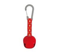 Pegciuho Survival Carabiner Hook Keychain for Skiing Emergency, red