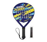 Pegciuho Table Tennis Racket, Table Tennis Racket with Grip, Ideal for Use in The Garden, Blue Yellow