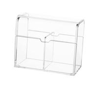 Pegciuho Trading Card Storage Box, Made of Clear Acrylic, Easy to Handle, Ideal As A Desk Box Or Card Box, Single Compartment