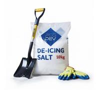 Pegdev 10kg Premium White De-Icing Salt Snow Shovel Thermal Gloves Pegdev White