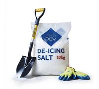 Pegdev 10kg Premium White De-Icing Salt Snow Shovel Thermal Gloves Pegdev White