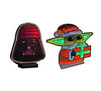 Pegdev 20Cm Disney Star Wars Darth Vader & 47Cm Grogu Infinity Light Bundle