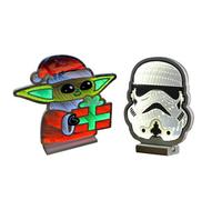 Pegdev 20Cm Disney Star Wars Stormtrooper & 47Cm Grogu Infinity Light Bundle